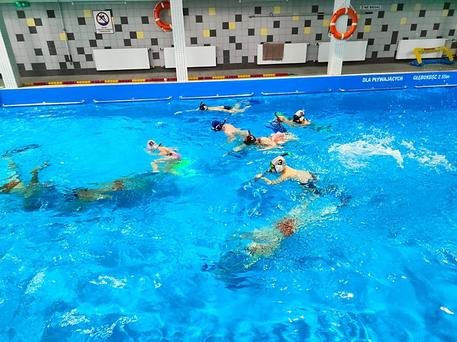 Hokej pod wodą Walenie Siemianowice Śląskie Trening IX 2022